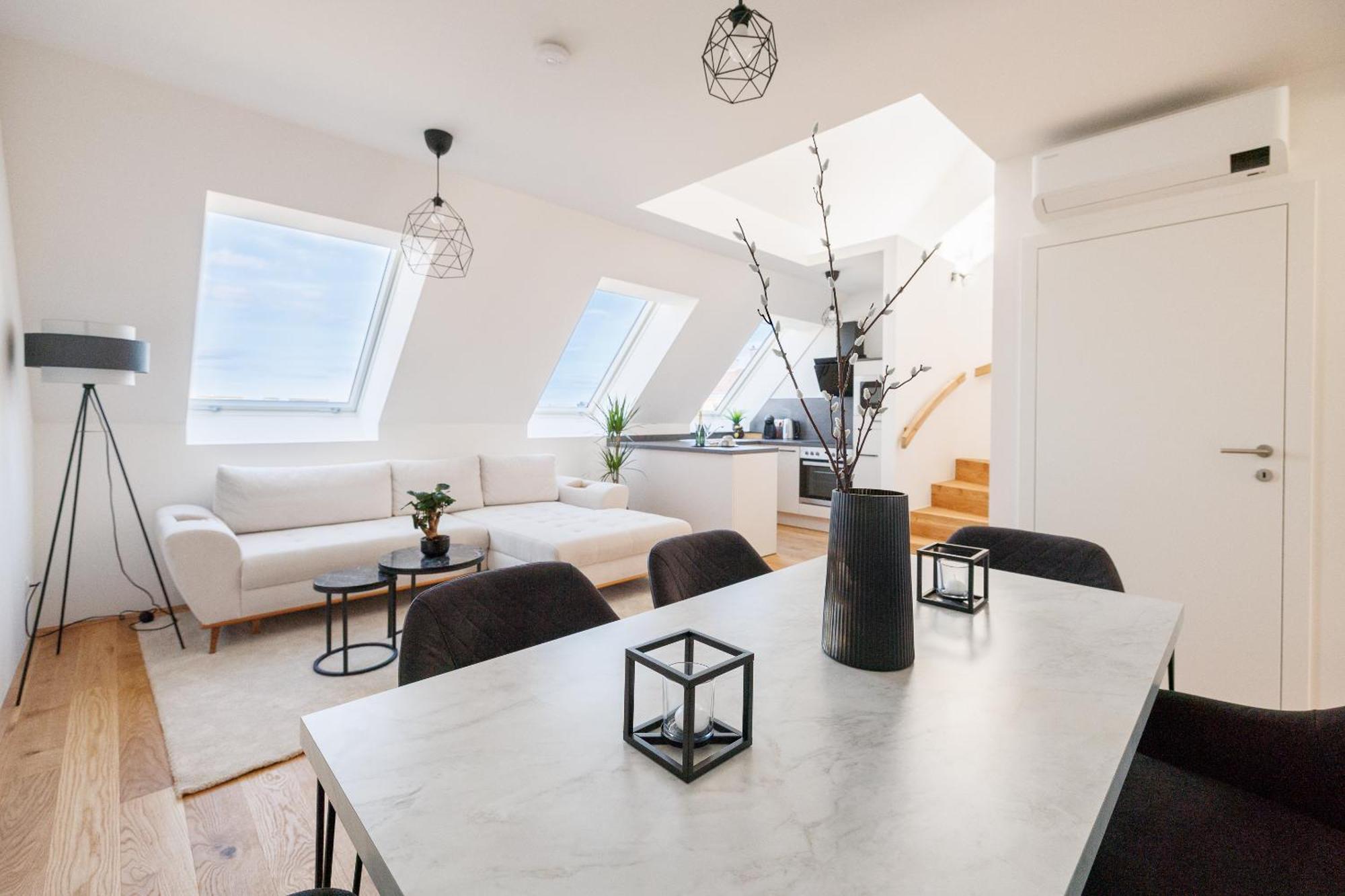 Symphony Apartments 38 - Modern Loft With Terrace And Grill In Central Location Wien Eksteriør bilde